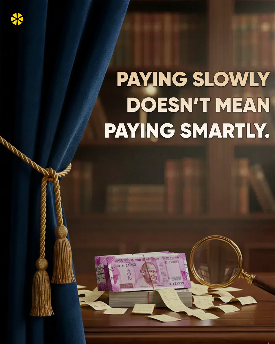 MultiplMovement's tweet photo. What looks free often costs the most.
Slow payments don’t cancel interest — they just hide it.
#multiplapp #spendvesting #mutualfunds #branddiscounts #EMIs #interests #vacation #gadgets #emergency #investments #dream #wishlist #fyp #TrendingNow https://t.co/g22BZ9Mw5a