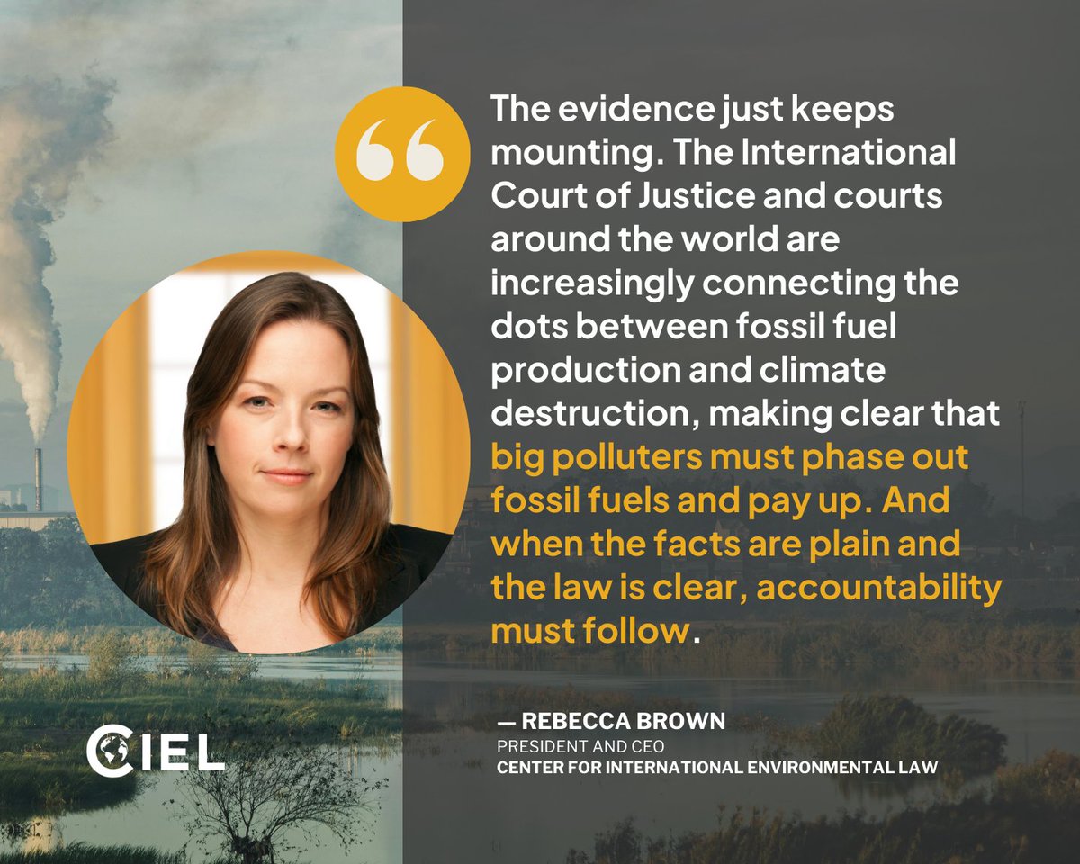 Center for International Environmental Law tweet media