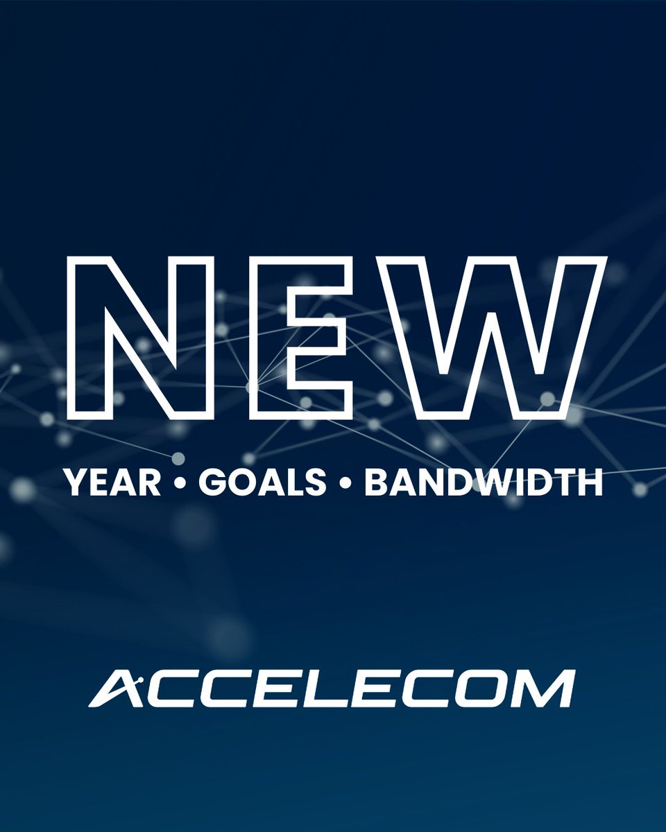 New year. New goals. New bandwidth. 🌐

From expansion to optimization, we build networks ready for where your business is headed. Start planning at accelecom.net!

#Accelecom #ConnectingtheUnconnected #AccelecomFiber #ConnectedCommunities