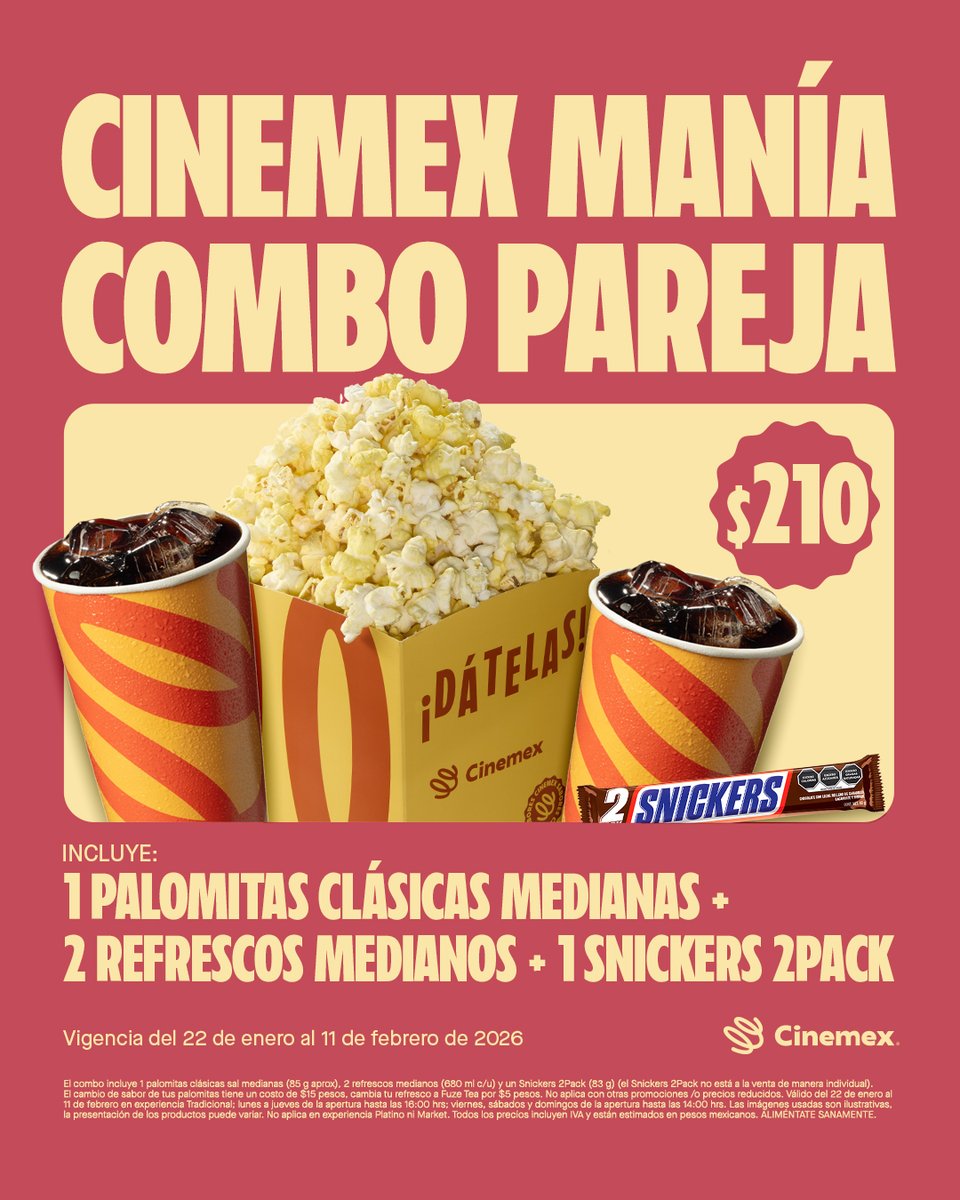 Cinemex tweet media