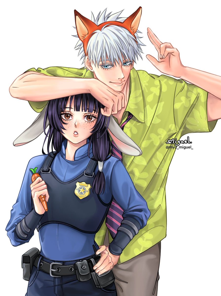 nick and judy 🦊🐰 (Gouta Version) #โกะอุตะ #gouta​ #gojohime