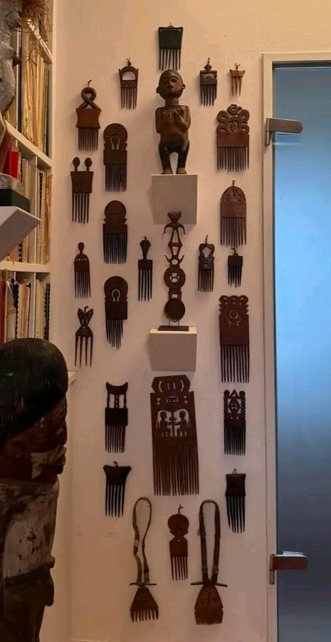 LilithBlack25's tweet image. The artistry of African Combs .