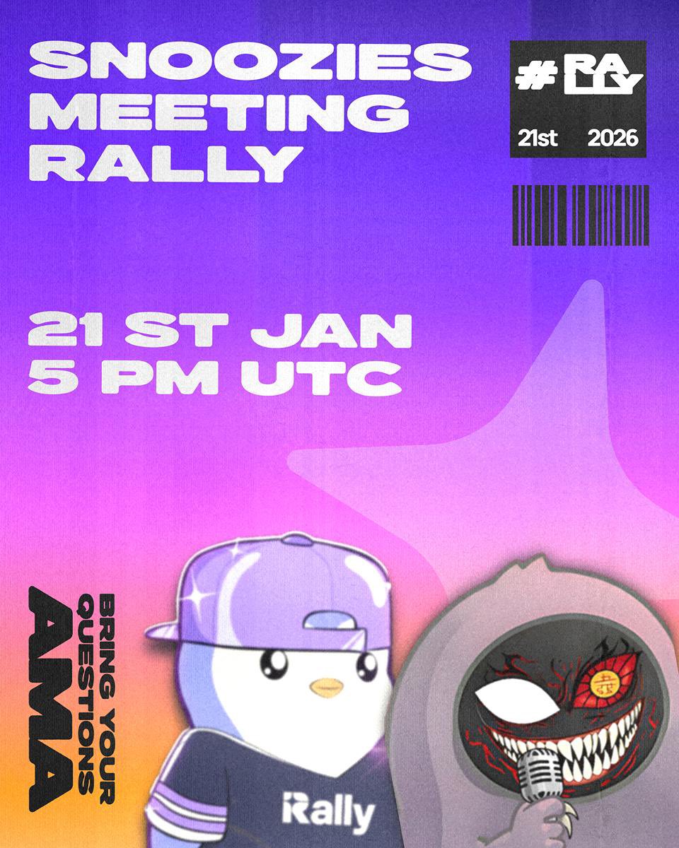 Beautiful people!!

Today I am hosting with Rally this event to know more about them!

You better have all questions ready!

See you there at 5 PM UTC! 

DISCLAIMER: NO PARTNERSHIP, just a community asking.