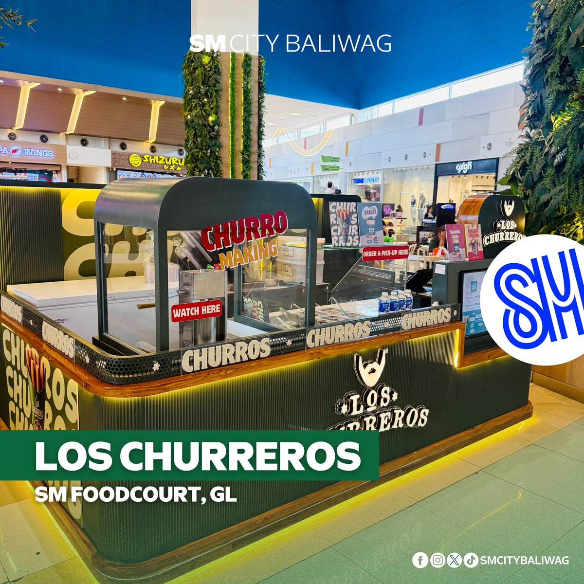 SMCityBaliwag's tweet photo. Something sweet just arrived at SM City Baliwag! 🍫✨

Los Churreros is officially open, serving freshly made, crispy churros paired with rich dips and freshly brewed coffee. Drop by, treat yourself, and enjoy every bite and sip! 🤤

#EverythingsHereAtSM https://t.co/nMAzftW9xv
