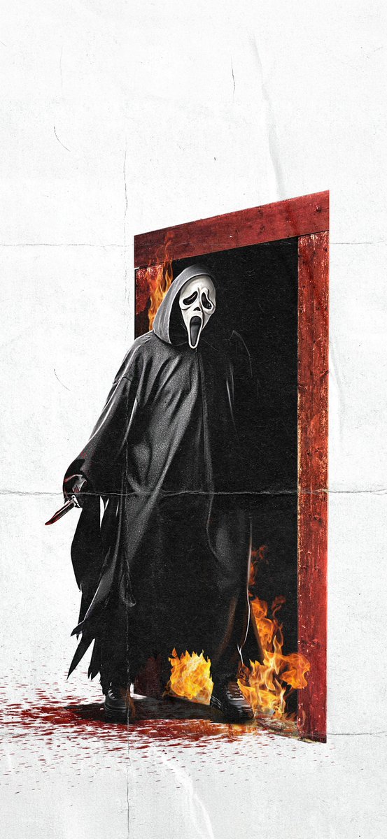 Obsessed with the new SCREAM 7 poster <a href="/creepyduckart/">Creepy Duck Design</a>