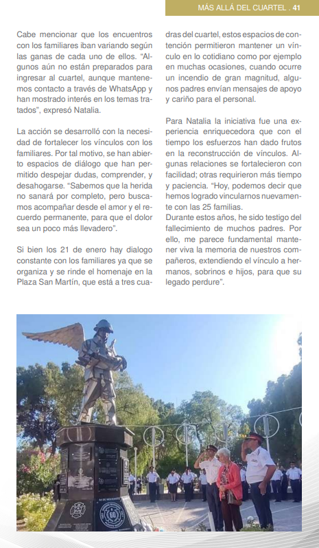 bomberosRA's tweet photo. En el marco del día de  la Tragedia de Puerto Madryn, te invitamos a leer esta nota en la Revista institucional, donde mostramos como la Asociación decidió acompañar a las familias de las víctimas y transitar las emociones de la mejor manera posible: https://t.co/uLoeRTYFoF https://t.co/TRfhQwEKwa