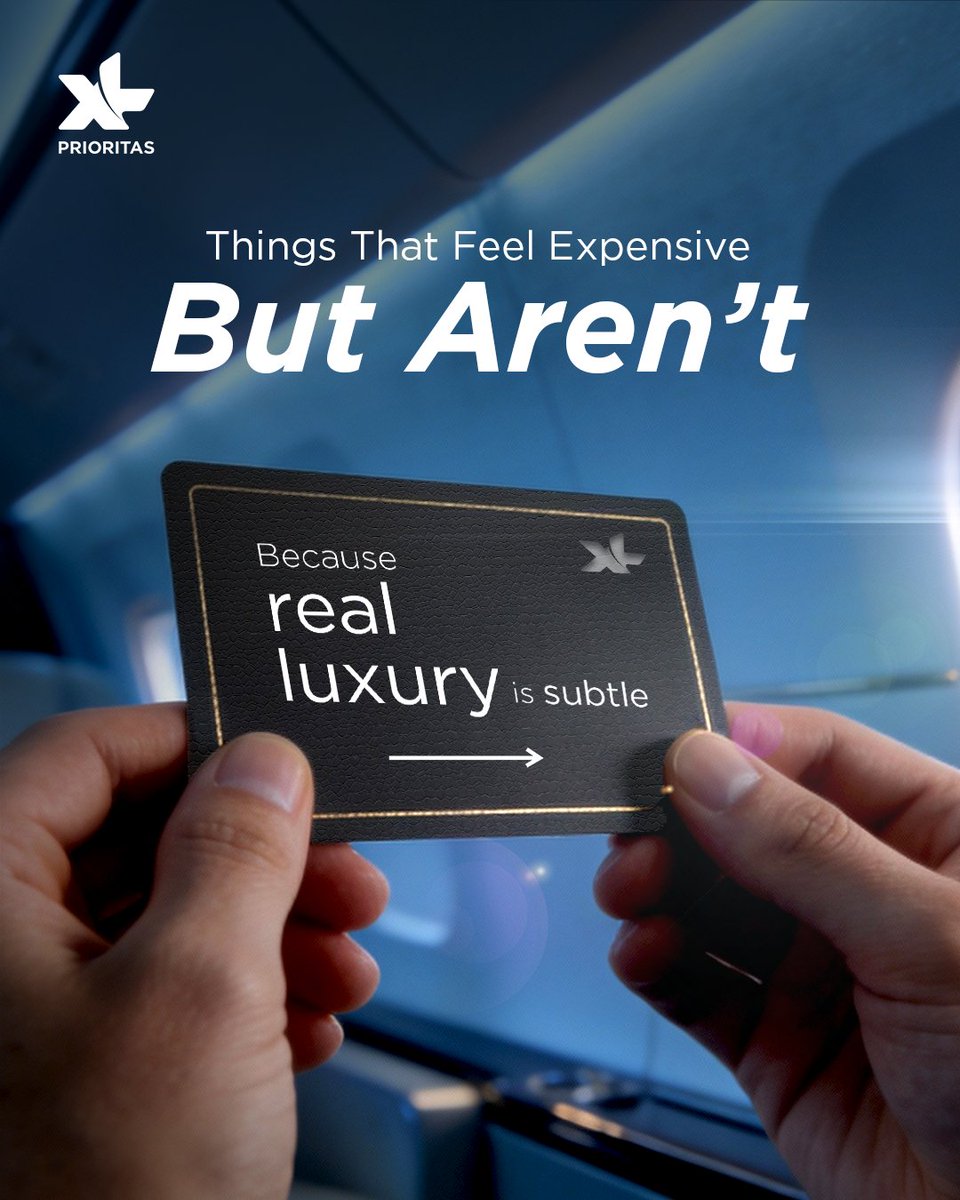XL_Prioritas's tweet photo. Unpopular opinion: Kemewahan itu bukan soal luxury brand, tapi soal peace of mind karena koneksi internet yang gak putus

Buat yang punya mobile lifestyle tinggi, eSIM #XLPRIORITAS is a total game changer, Gak ada lagi drama sinyal ilang pas lagi butuh-butuhnya

#eSIMpleAsThat https://t.co/dFsUggvWwK