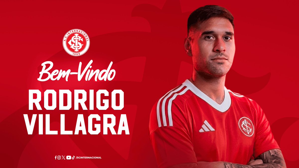 LucasCollar's tweet image. 🔴⚪️ Reforço no meio-campo!

O Sport Club Internacional anuncia a contratação de Rodrigo Villagra por empréstimo junto ao PFC CSKA Moscou.
Argentino de 24 anos, ex-River Plate, campeão da Supercopa. 🇦🇷
