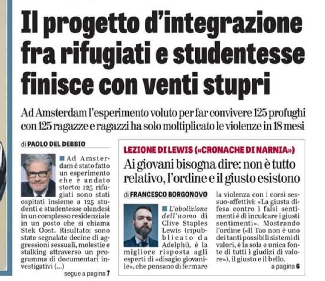 guaroepaco's tweet photo. Progetto di integrazione. https://t.co/Bj9cN3SmqB
