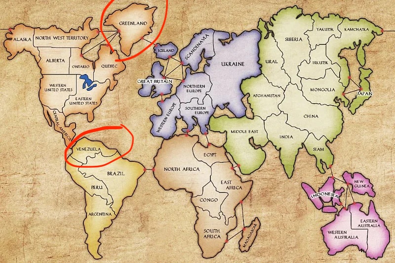 Muchos se preguntan por que Trump se metió con Venezuela y Groenlandia, pero la jugada quedará clara cuando tome Kamchatka