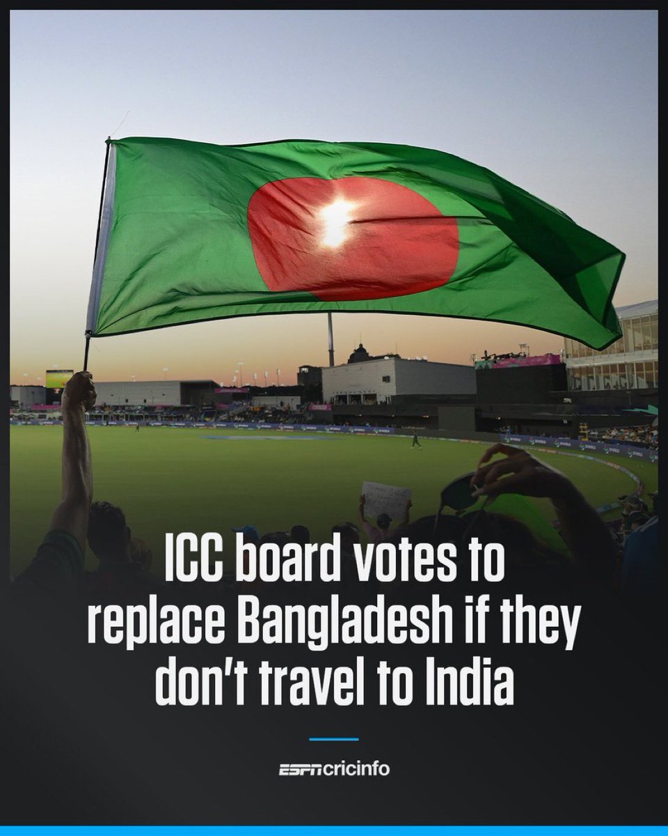 shilpa_cn's tweet photo. 🚨 ICC Board votes to replace Bangladesh with Scotland.

Votes : 14-2 

Guess the 2 votes that supported Kanglus!😂😂😂 https://t.co/HCjbwrqtAv