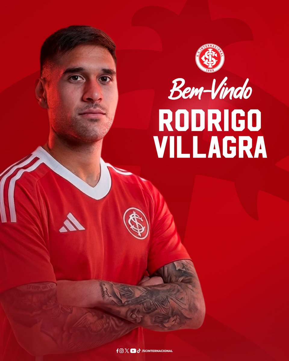 𝐁𝐞𝐦-𝐯𝐢𝐧𝐝𝐨, 𝐑𝐨𝐝𝐫𝐢𝐠𝐨 𝐕𝐢𝐥𝐥𝐚𝐠𝐫𝐚! 😍🇦🇹

O meio-campista de 24 anos é o novo reforço do Clube do Povo! Com passagens por Rosário Central, Talleres de Córdoba e River Plate, o atleta de 24 anos chega ao Inter por empréstimo junto ao CSKA Moscou. ✍️🇦🇷