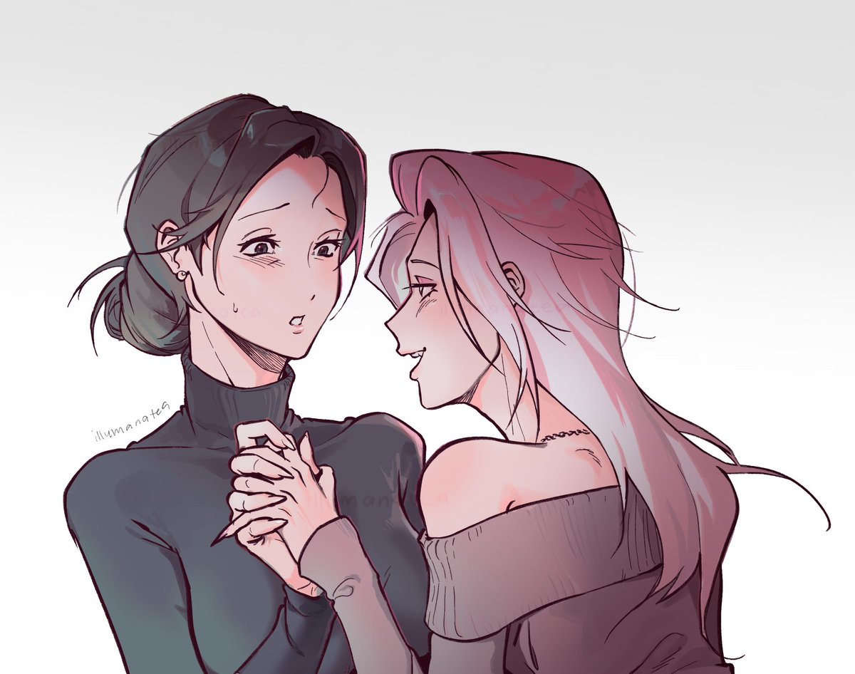 old woman yuri and her controversially obsessive young gf #OC #GL