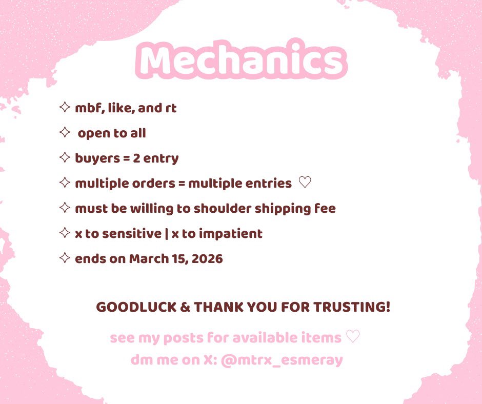 ✨GIVEAWAY✨

~ 1 winner sealed standard the sin: vanish album (random)
~ 1 winner sealed fugitive album (random)

~mbf, like, rt this post
~ kindly refer to the images for other mechanics 💛

Goodluck everyone! 💛✨

#matrixluvhjGA
