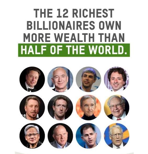 If the billionaires really want to figure out what is wrong with the world they don’t need to attend a fancy forum in Davos. All they have to do is look in the mirror.