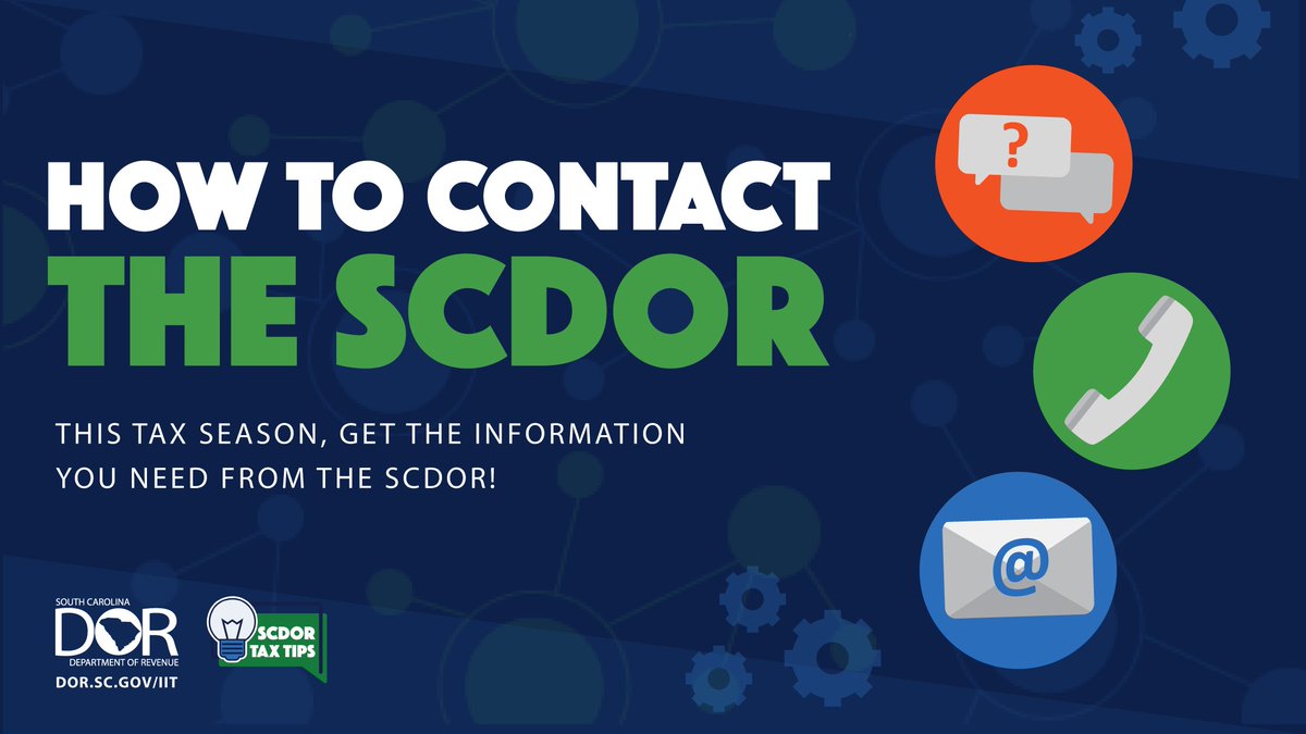 SC Dept. of Revenue tweet media