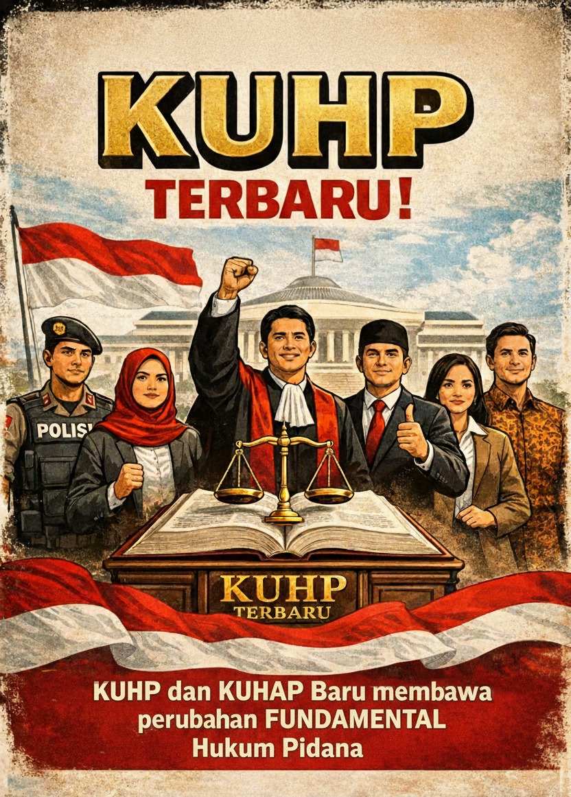 Dengan KUHP baru, keadilan nggak cuma buat segelintir orang doang, tapi buat semua #HukumBerkeadilan