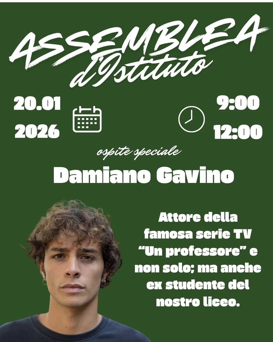 Anna46328700's tweet photo. 3 ORE !!!!! CON DAMIANO GAVINO 
QUESTI STUDENTI SONO STATI BENEDETTI https://t.co/OSHSfLB3Tp