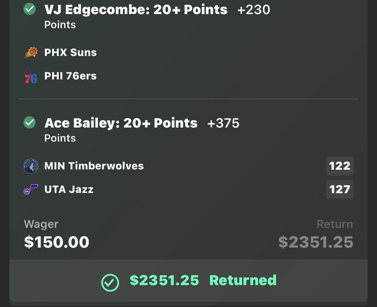 ZAYYYTHEGOAT's tweet image. Both plays given out in Spaces 🤌🏾

+1467✅
+142✅

New Week📈

oddsshopper.com/experts/defyth…