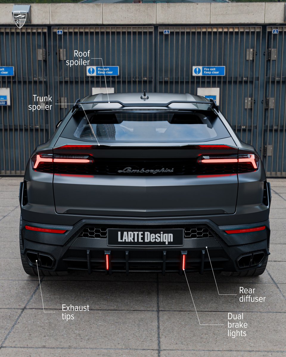 autoevolution's tweet image. This is LARTE Design's first release of 2026 – LARGENDA – a styling project created for the Lamborghini Urus SE. LARGENDA transforms advanced hybrid performance into a visual identity that feels intentional, expressive, and deeply personal. 

#lartedesign #lamborghini #urusse