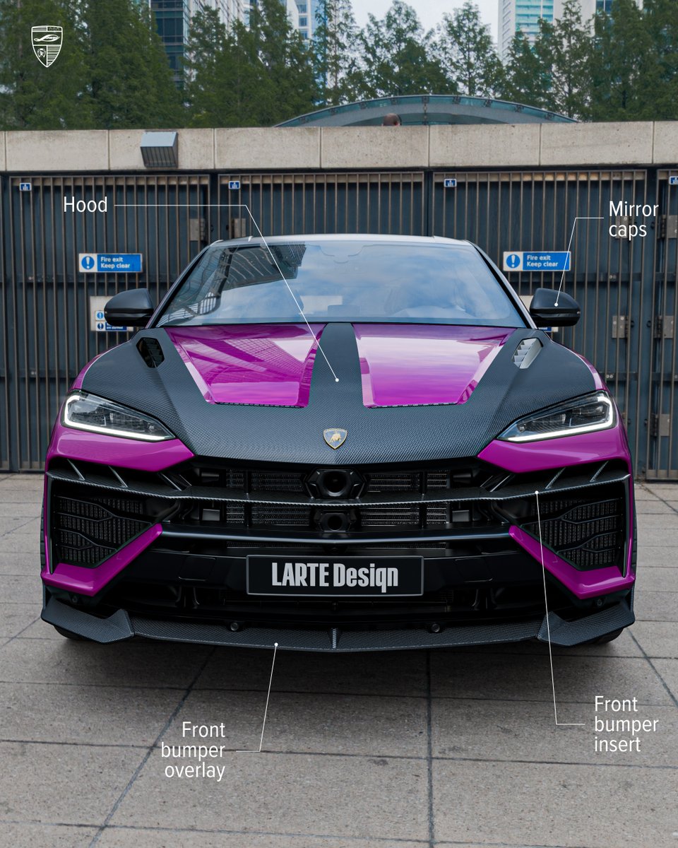 autoevolution's tweet image. This is LARTE Design's first release of 2026 – LARGENDA – a styling project created for the Lamborghini Urus SE. LARGENDA transforms advanced hybrid performance into a visual identity that feels intentional, expressive, and deeply personal. 

#lartedesign #lamborghini #urusse