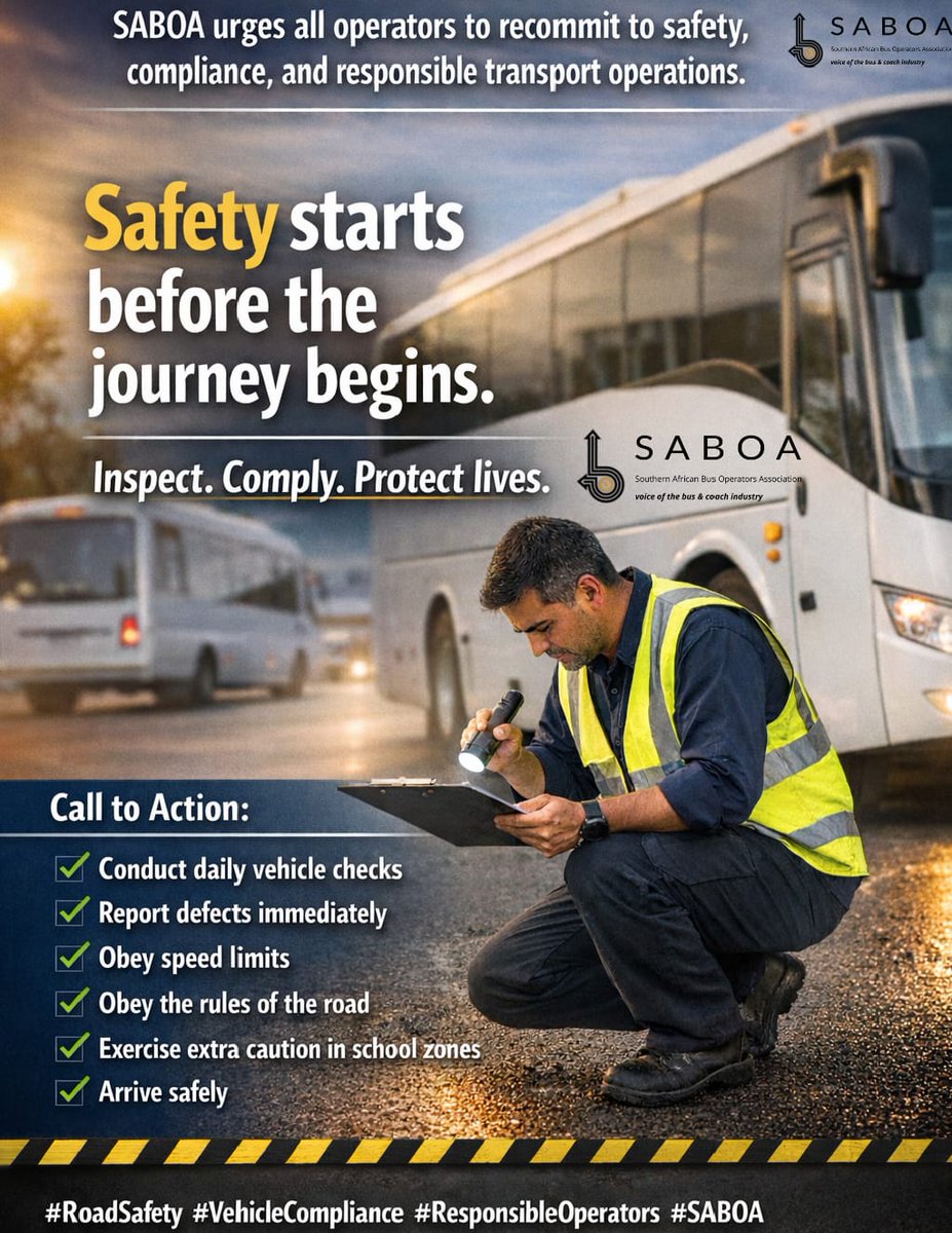 Southern African Bus Operators Association - SABOA (@saboaofficial) on Twitter photo 