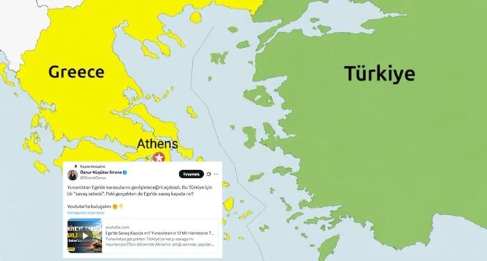 Yunan basınının hakkımda yaptığı son haberini iletiyorum 😂👇

➖"Türk kâbusu: Suriye’de Kürtlerden sonra sıra Yunanistan’da – “Bekle bizi Miçotakis” – MİT haritaları değiştiriyor

“Türkiye güney cephelerini temizledi ve Batı’ya yöneliyor” – Ege’yi ‘yeşillendiren’ MİT haritaları