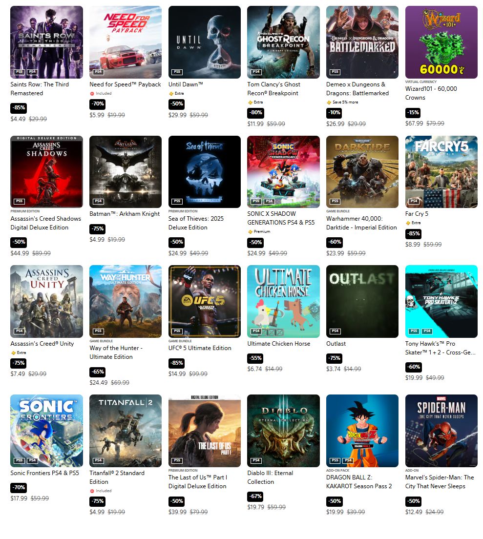 Wario64's tweet image. New Year deals on US PSN buff.ly/0aD2Ge6