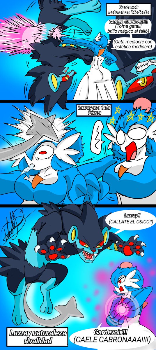 DanielMejia098's tweet image. Mini cómic Gardevoir y su entrenador en latam #24
En este punto ya no parecen mini cómics ya casi hago el manga, una disculpa volví a subirlo porque se veían muy pixeladas las imágenes