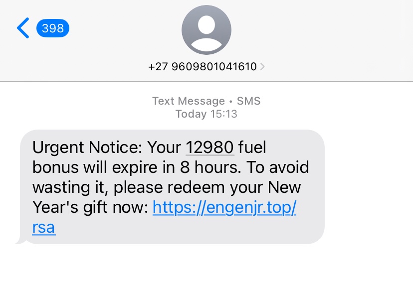 Scam alert.

Do not click