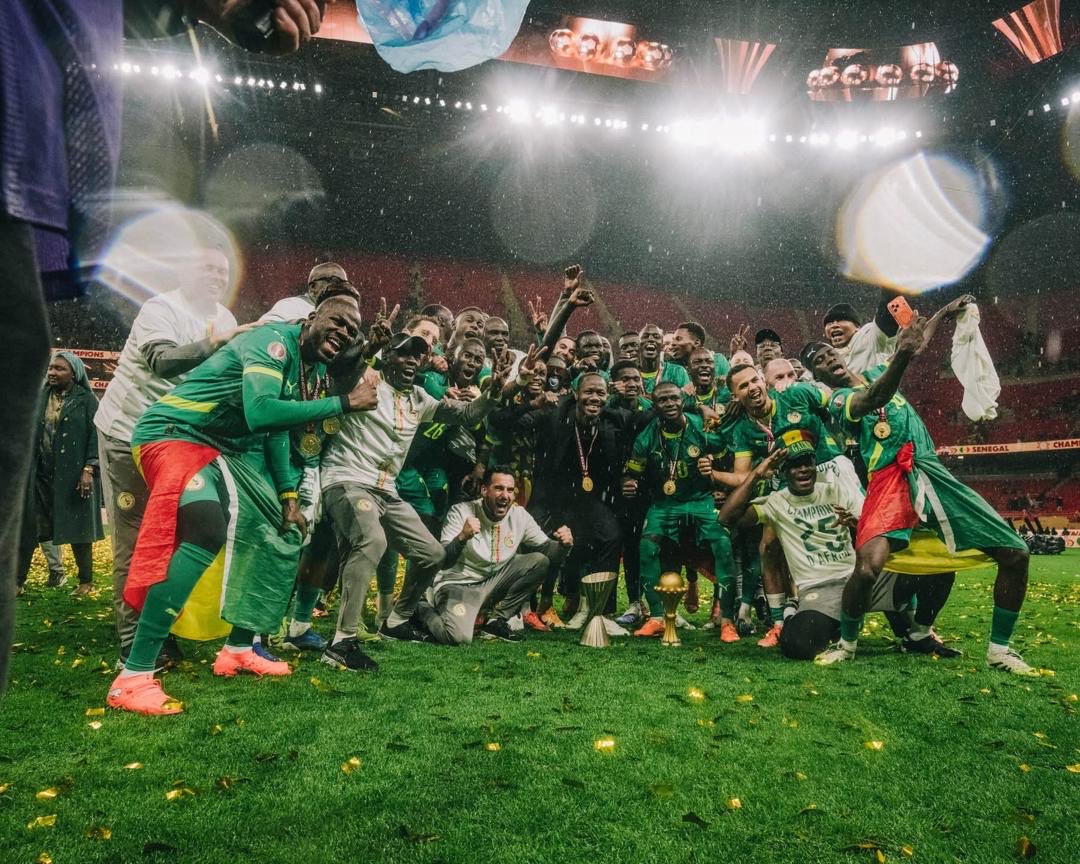abdoulaye_barro's tweet photo. Senegal winner of the AFCON for the second time! Amazing moments of joy celebration of the Nation’s unity !-————————
Le Sénégal champion d’Afrique pour la deuxième : Des moments inouïs de joie et d’unité nationale ! https://t.co/mt1rPTjhaB