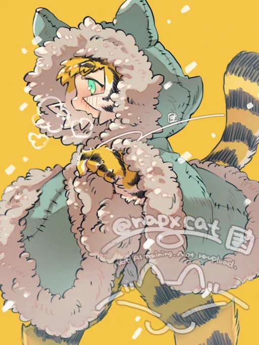 寒い日ケイカちゃん