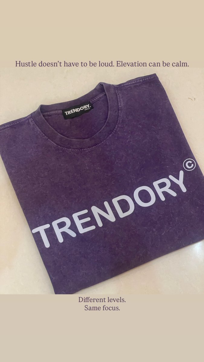 trendorycircle's tweet photo. For those building quietly and rising intentionally.
Welcome to Trendory.
#trendory #QuietLuxury #Trendslifestylecircle #StreetwearCulture https://t.co/upWwb3sJUj