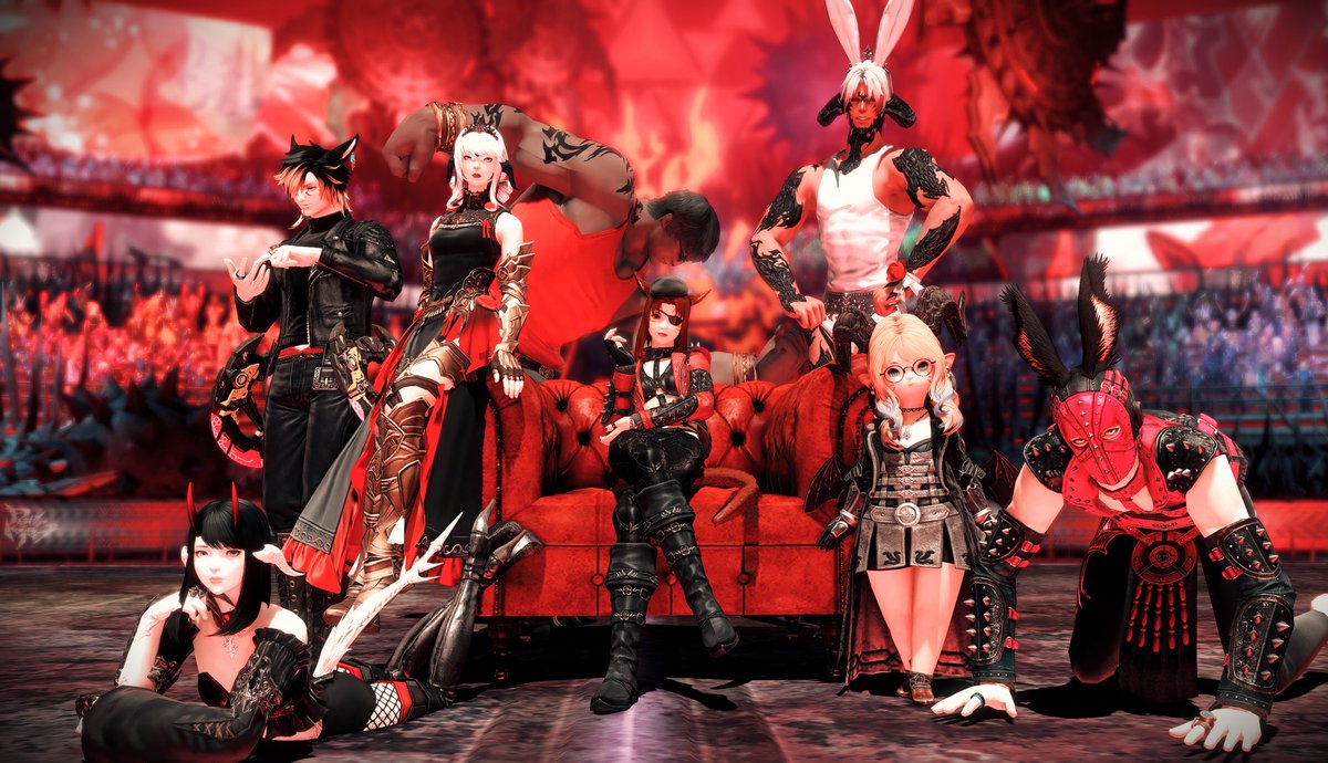 FateFalse's tweet photo. just casually making my entire static dress up for a M9S photoshoot https://t.co/Uvlr85DfQR