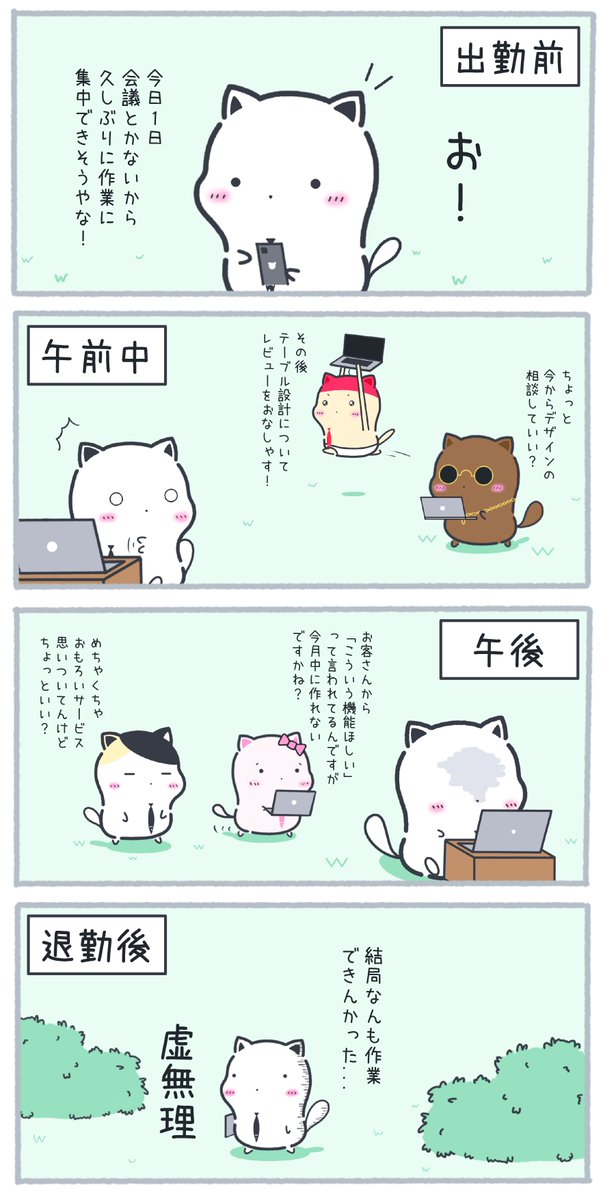 中間管理職の1日 