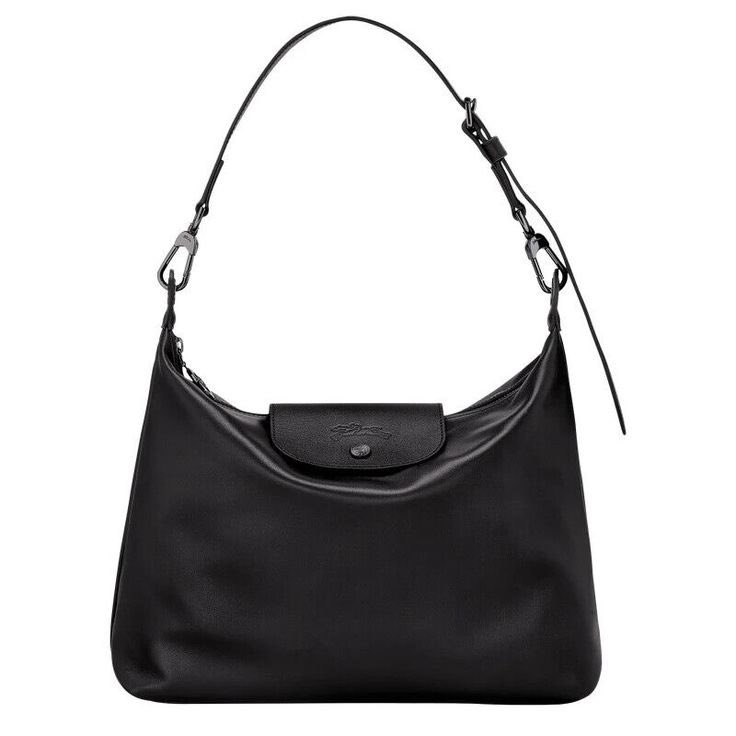 pamvonhadder's tweet image. longchamp le pliage hobo bag 🖤🖤🖤