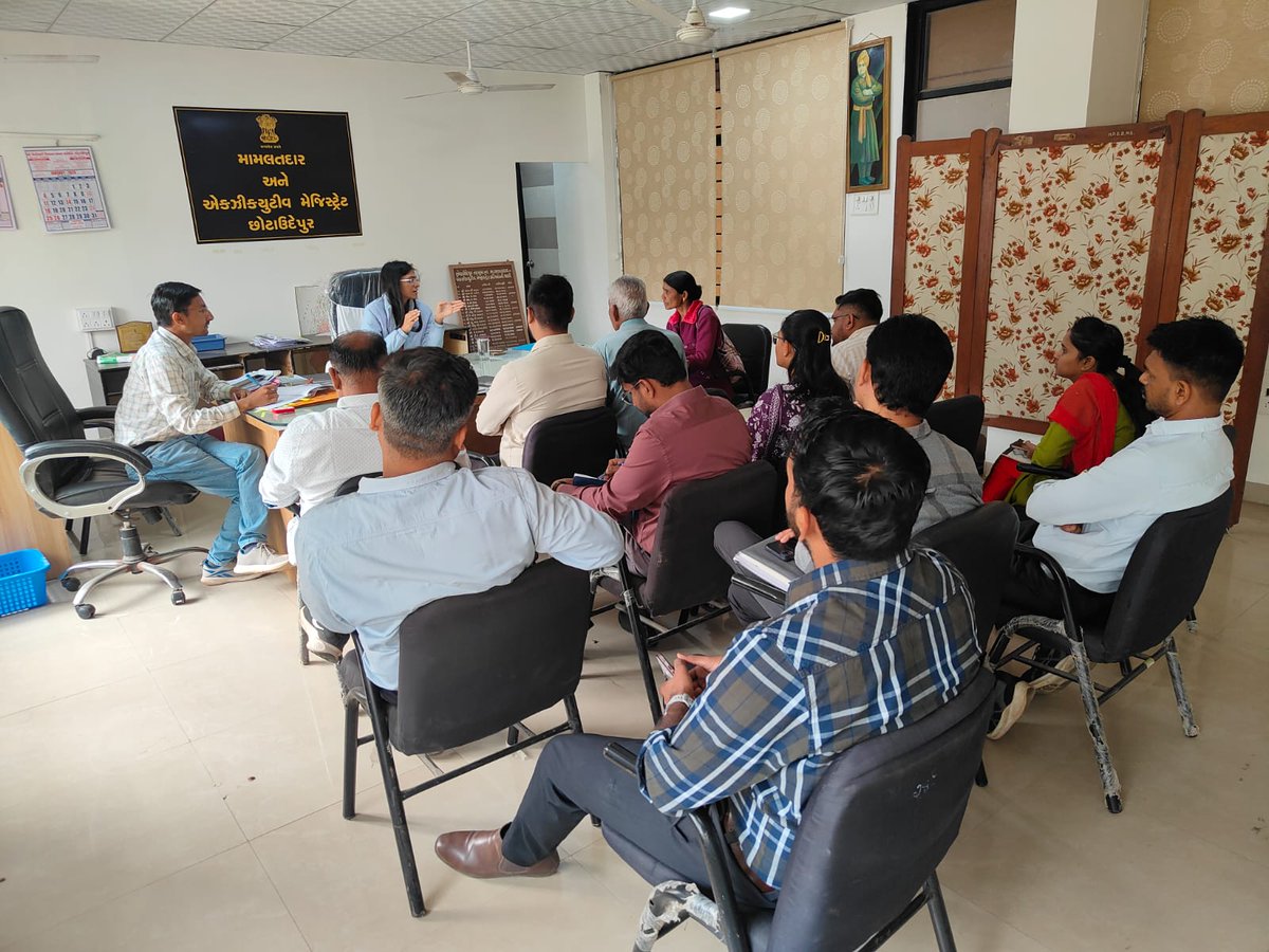 આજ રોજ મેં. પ્રાંત અધિકારીશ્રી બોડેલીના અધ્યક્ષસ્થાને તાલુકા સ્વાગત કાર્યક્રમ યોજવામાં આવ્યો