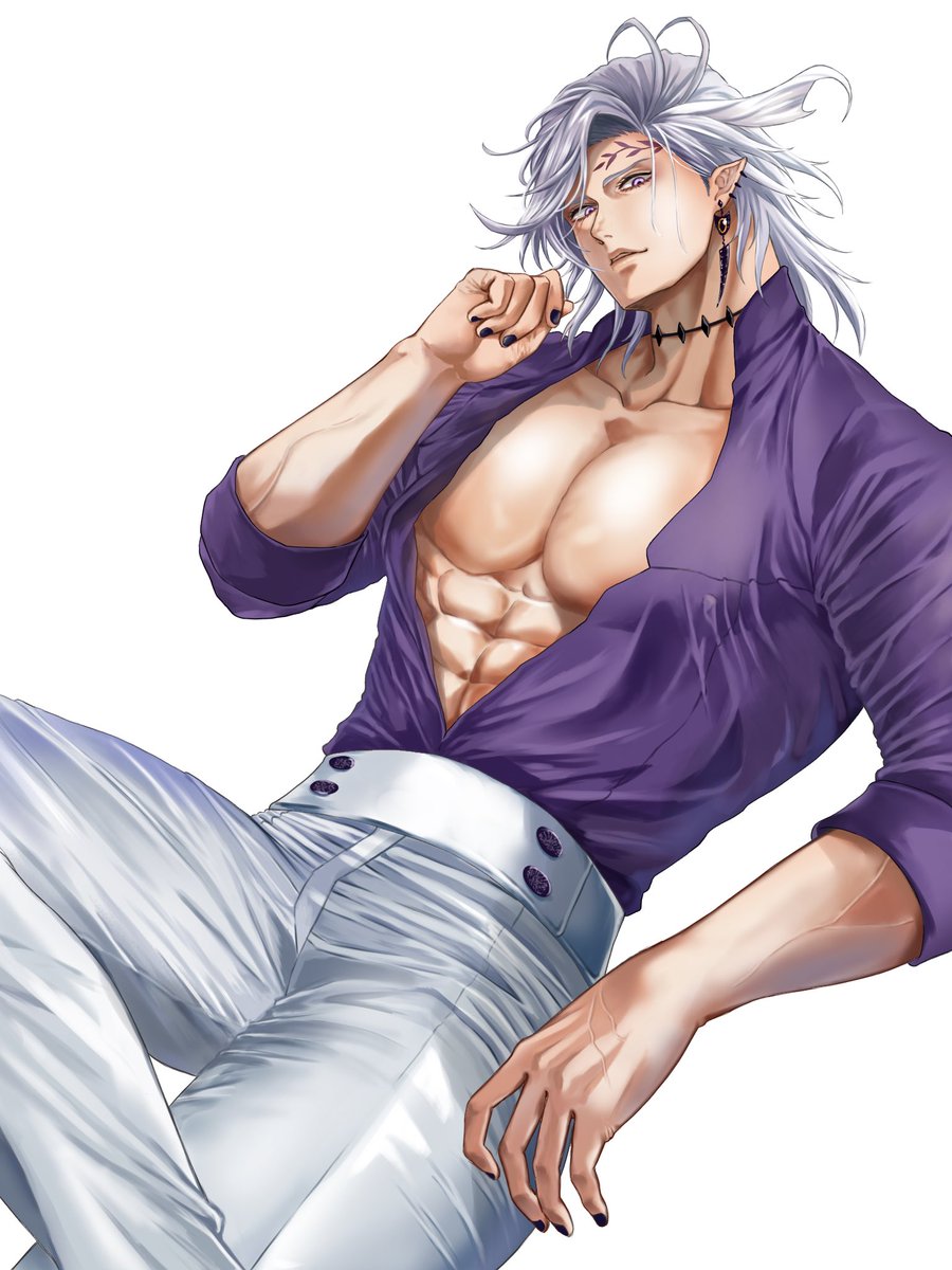 くつろいでるハデス様です
暗くて見にくいので差分として背景なしもあげます