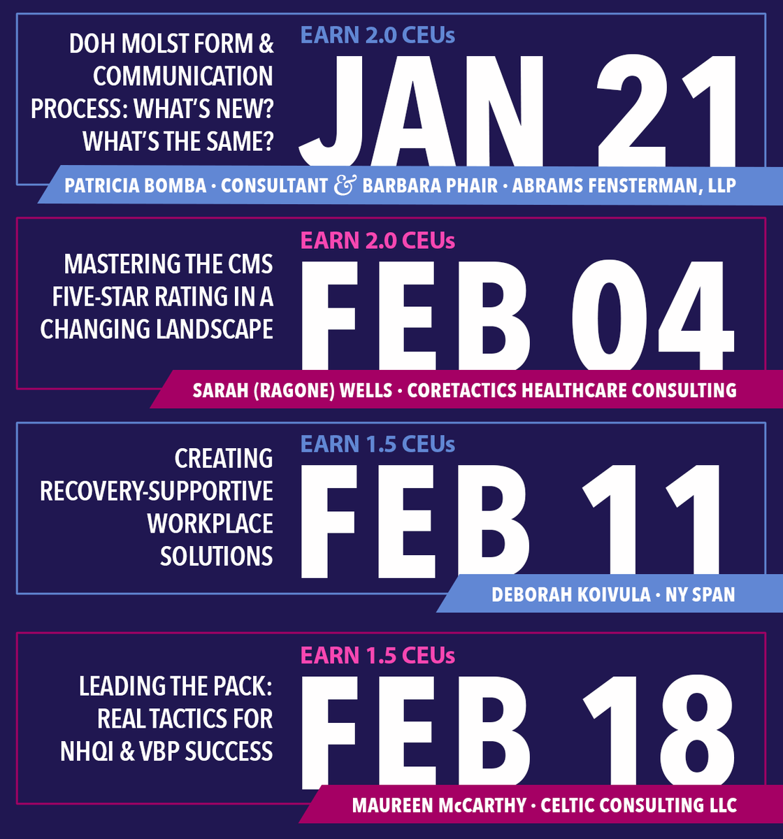 NYSHFA_NYSCAL's tweet image. You get a webinar! You get a webinar! You get a webinar! You get a webinar! 

We deliver solution-focused webinars that help you stay informed, earn CEUs &amp;amp; tackle the toughest issues facing #longtermcare &amp;amp; #assistedliving today.

Join Now! bit.ly/4q5bkdC