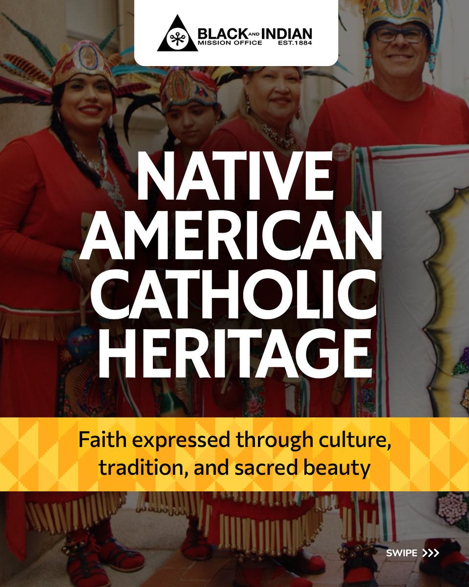 MissionsBIMO's tweet photo. Native American Catholic Heritage: Faith expressed through culture, tradition, and sacred beauty.

Learn more:
https://t.co/OO2LSkxo4A https://t.co/mNjBD0eBfK