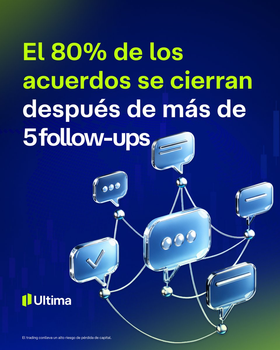 No te detengas en el primer “hola”.
Ignorar a tu red es ignorar oportunidades.

Mantente activo, mantente conectado con UM Partners. 🔗cutt.ly/0thkT5f5

¡Tu seguimiento puede marcar la diferencia entre un lead y un trato cerrado!