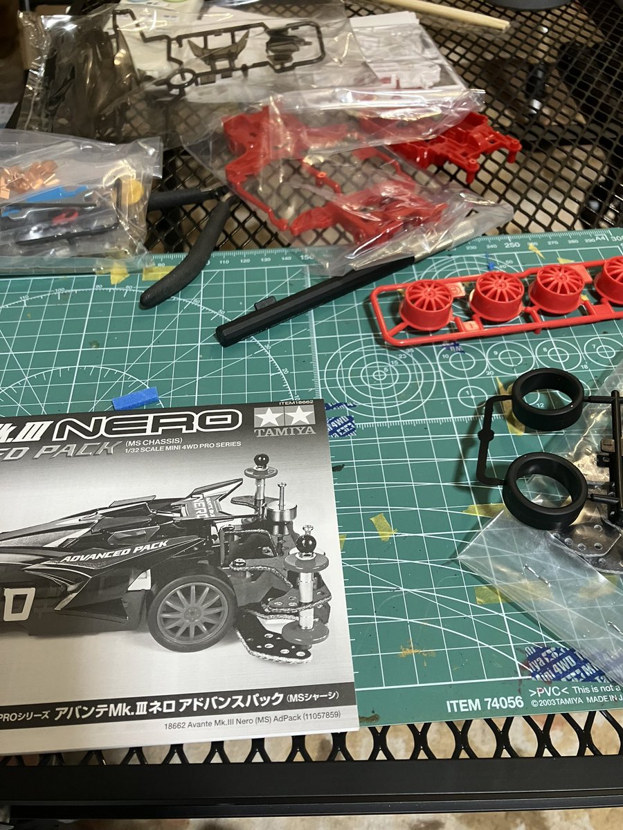 rimomini's tweet photo. #ミニ四駆 
アドバンスパックやっと買えました。
作っていきます https://t.co/jkJ239lnVq