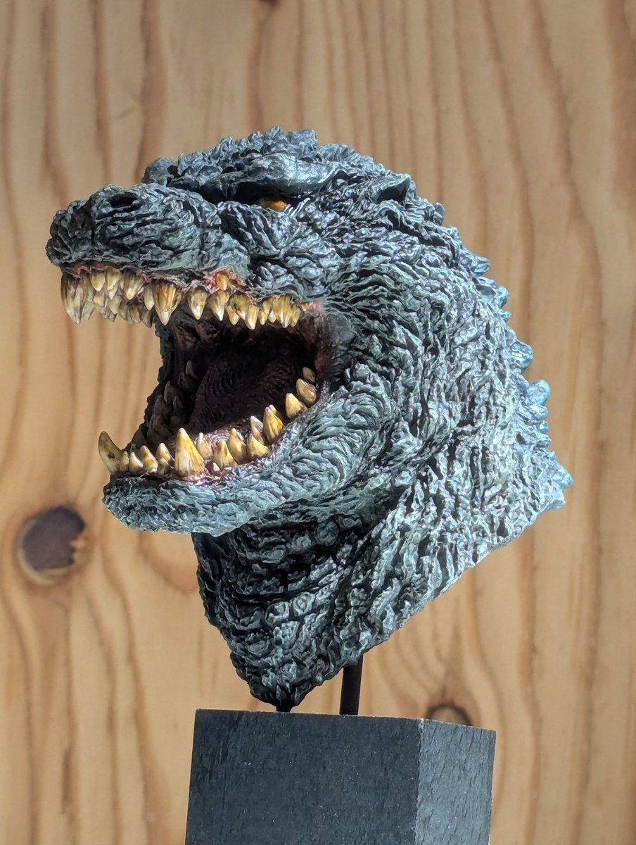 ワンフェス当日版権のゴジラヘッド(12000円) 別角度から〜 レジン