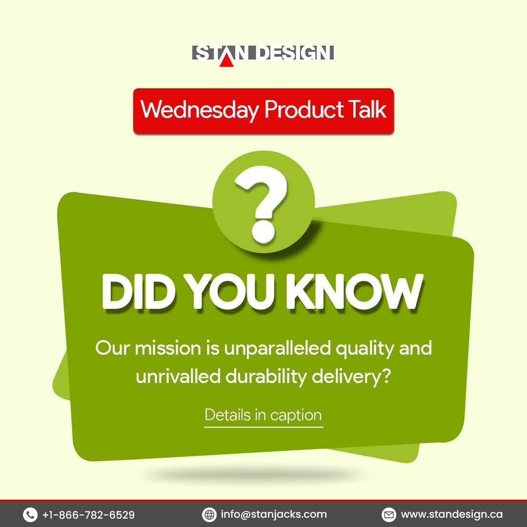 standesignca's tweet image. Advanced Tech + Certified Quality

What our unparalleled quality and unrivalled durability mission deliver?

1. Finest materials products that last longer
2. Better performance while looking aesthetic
3. Tested by CSA Group, UL, CE, ISO,

📩 DM to upgrade

#standesign #stanjacks