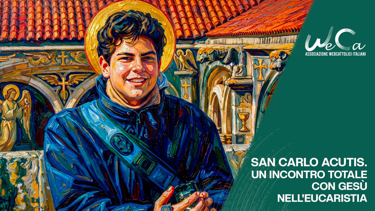 Webcattolici's tweet image. In questo Tutorial WeCa, introdotto dal presidente @FabioBolzetta e scritto e condotto da don Paolo Padrini, una riflessione sulla figura di san Carlo Acutis, canonizzato lo scorso settembre da papa Leone XIV.

youtube.com/watch?v=W53QtT…