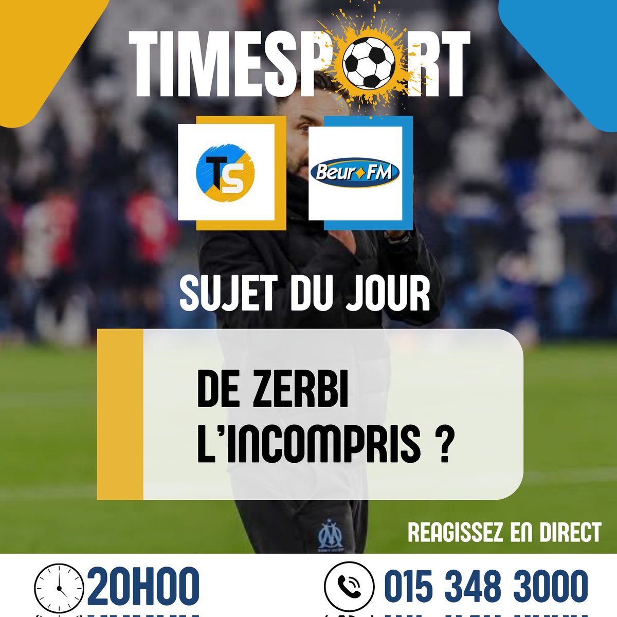 𝗗𝗘́𝗕𝗔𝗧 𝗗𝗨 𝗝𝗢𝗨𝗥

SUJET: « DE ZERBI L'INCOMPRIS ?? »

🎙Donnez-nous votre avis 
☎️ Au 01 53 48 3000 

📅 Mercredi 21 janvier 2026 sur @beurfm 
⏱️ À partir de 20:00