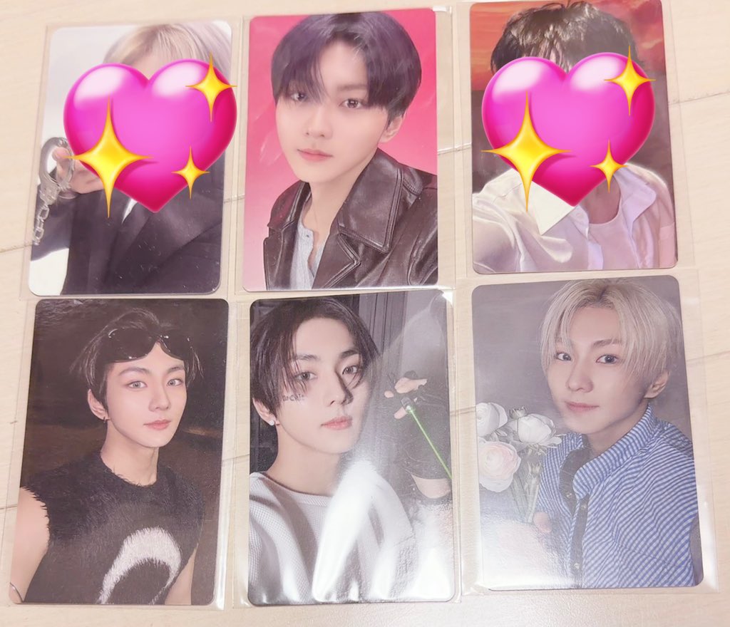 ジョンウォンさんの過去トレカ(中華やラキドロ)と3形態の封入or3形態の