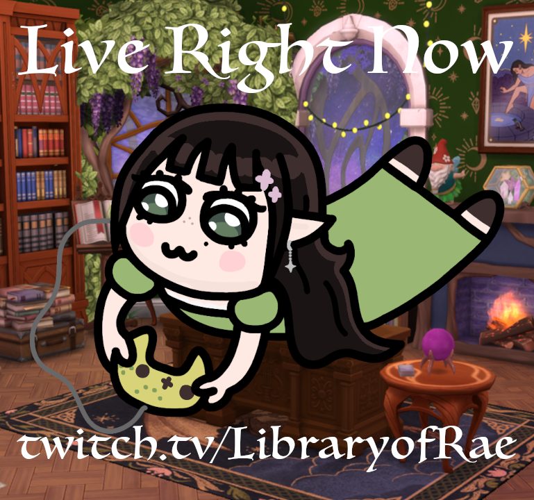 LibraryOfRae's tweet image. Playing some Sims today 🏡👽 and I have a fun little announcement!

🌷 twitch.tv/libraryofrae 🌷