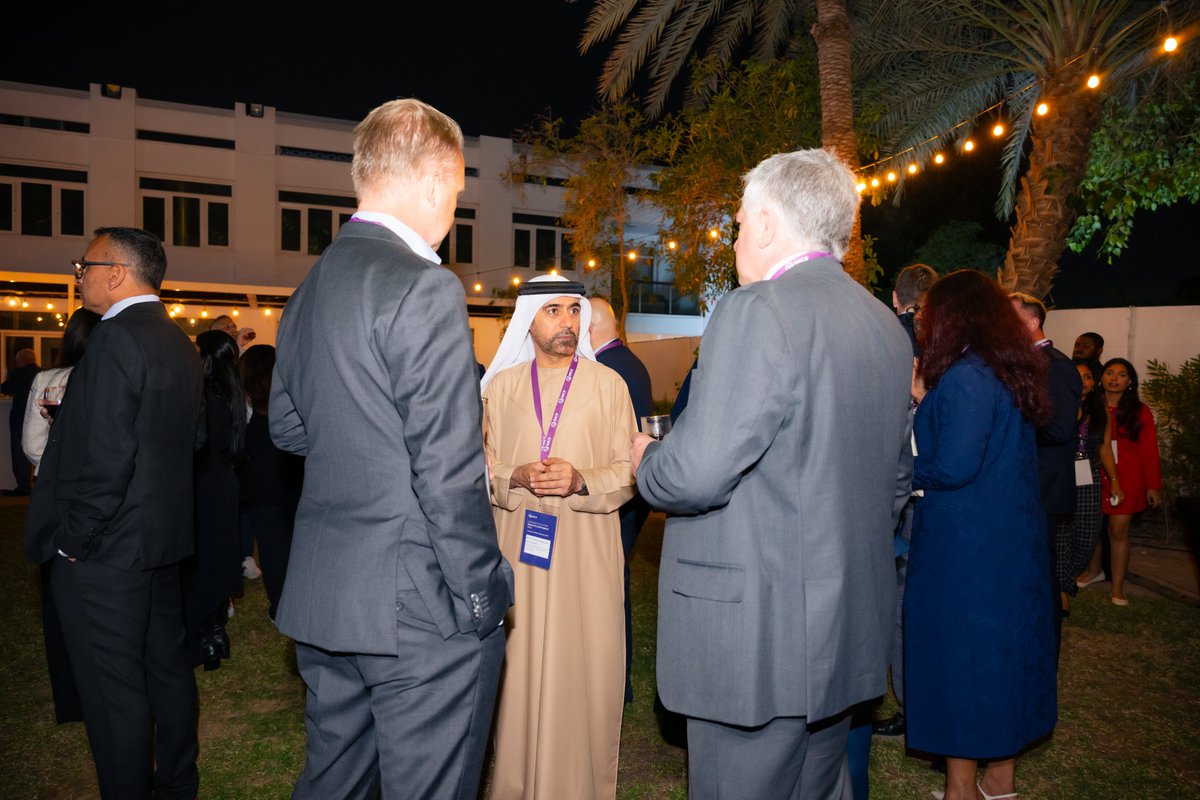 SSGMUAE's tweet photo. Our Chairman, Dr. Ali Al Jassim, was honored to join the @RICSnews Members’ Evening at the British Embassy. 🇦🇪🇬🇧
Great discussions on advancing sustainable surveying &amp; green material standards in the UAE. Strengthening international ties for a greener future! 🌱

#SSGM #RICS #UAE https://t.co/2uM0mLLeSd