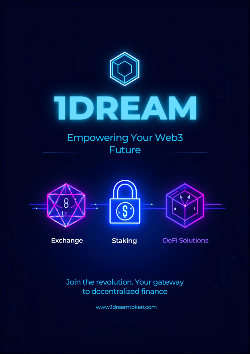 Not every token is a pump-and-dump.
Some are built to last.

$1DREAM by @ProjectWeb3Community is all about sustainability 💎

🔢 888,888 max supply (ultra-limited)
🔥 1% auto-burn (deflationary)
💰 2% dividends for holders
🔒 Stable liquidity
🤝 Community-driven growth